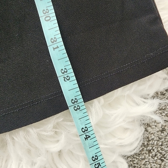 Mango Basics Black tie back mini dress. Size xsmall. Good preowned condition. - Picture 4 of 5